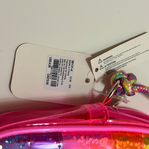 Transparent Glitter Popsicle Crossbody Shoulder Bag - Picture 4 of 4